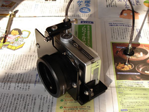 デジカメブラケットの完成